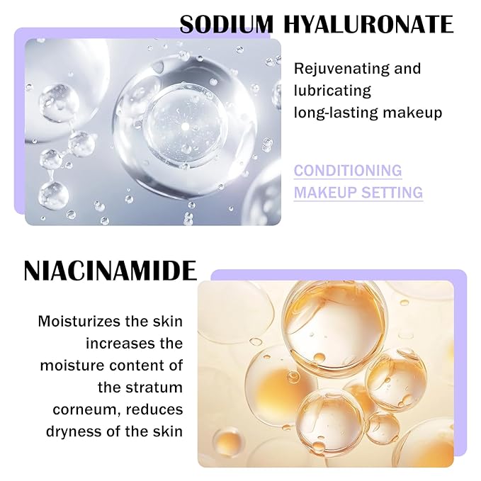 2PCS Makeup Setting Spray for Face,Waterproof Setting Spray for Makeup,Long Lasting Oil Control Finishing Holding Face Mist,Refreshing Hydrating Glossy and Matte Fixing Facial Mist Make Up Set A3