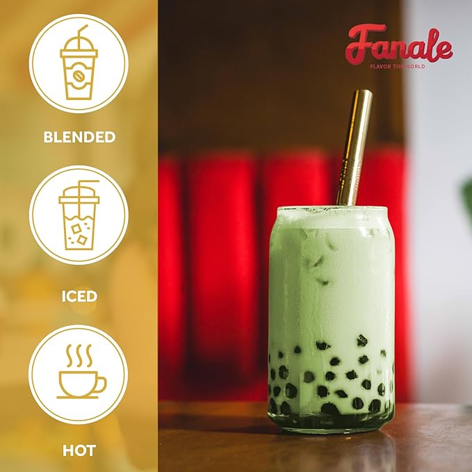 Fanale Premium Honeydew Bubble Tea Flavoring Powder | Perfect for Baking, Smoothies, Desserts and Drinks | Instant Flavoring Powder for Boba Milk Tea - 2.2 Pounds (Pack of 20).