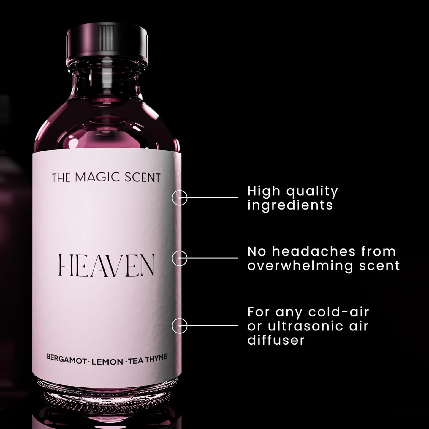 Heaven Hotel Scent Diffuser Oil - Cold-Air & Ultrasonic Fragrance Oil for Diffuser Inspired by The Aria Hotel, Las Vegas - Essential Oil Aromatherapy (500 ml)