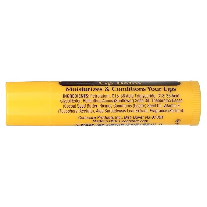 Cococare Cocoa Butter Lip Balm 0.15 oz (Pack of 8)