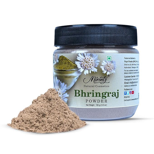100% Natural Bhringraj Powder | (100 gms) False Daisy Powder Herbal Supplement | Eclipta Alba for Hair Growth Supplements | Karisalankanni Ayurvedic Support for Healthy Hair | Herbal Hair Mix
