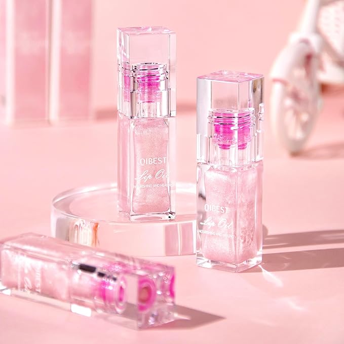 2Pcs Magic Color Changing Moisturizing Lip Glow Oil Plumping Glimmer Glow Lipstick, Hydrating Lip Gloss Lip Balm Transparent Lip Care, Long Lasting Moisturizing Non-sticky Fresh Texture Lip Oil