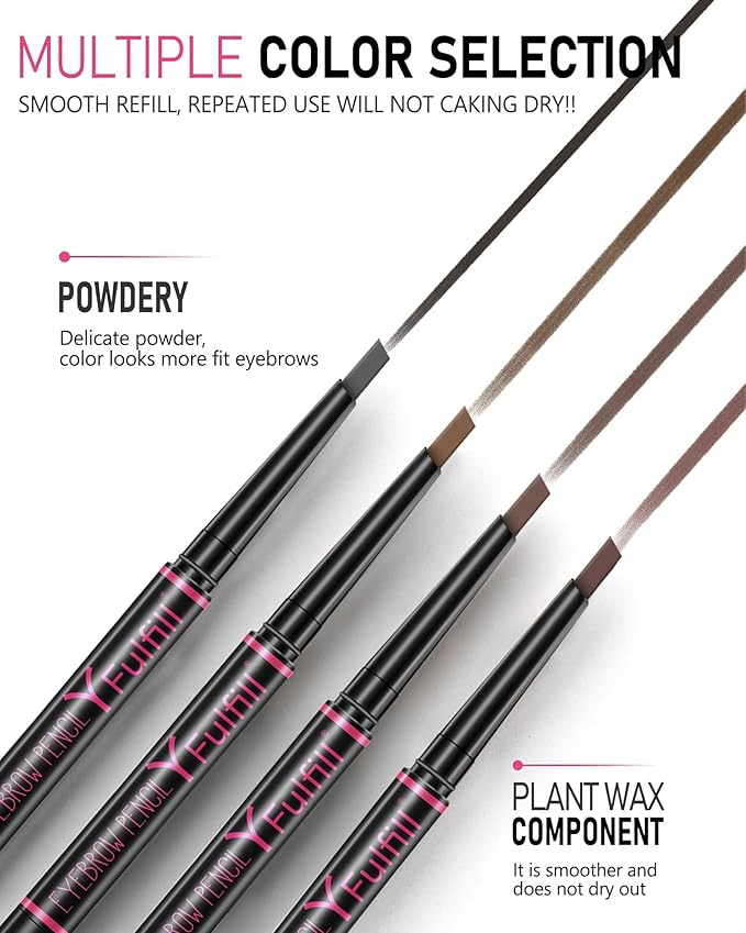 Black Eyebrow Pencil - Women's Waterproof Brow Pencils