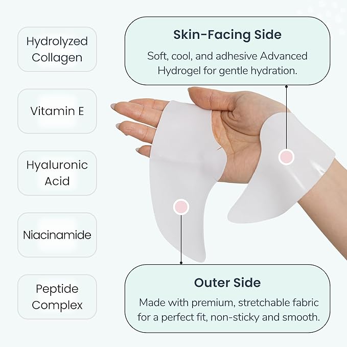 Advanced Forehead Wrinkle Patches Overnight - Anti Wrinkle Patches with Collagen, Peptides, Vitamin E - Strong Adhesion with Full Coverage for Forehead Wrinkles & 11 Lines, Made in Korea, 10 Count