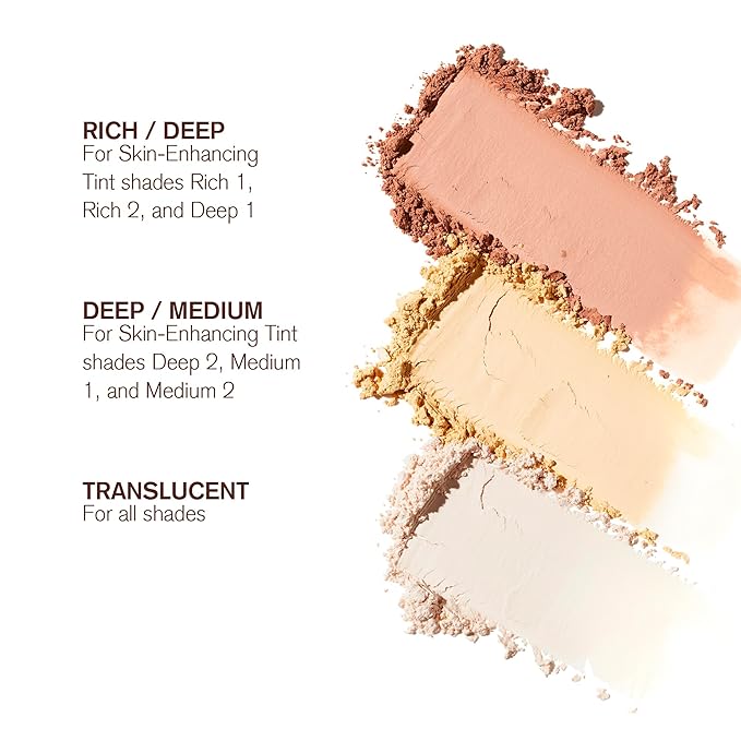 Ami Colé Skin Melt Talc-Free Loose Setting Powder Deep Medium, face powder, makeup, finishing powder, lightweight