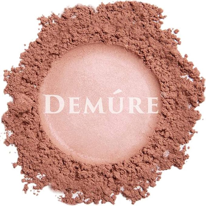 Demure Mineral Loose Powder Blush - Natural, Professional, Cruelty-Free Makeup (Satin Rose)