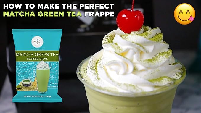 Angel Specialty Products Matcha Green Tea Blended Crème Mix [3 LB]
