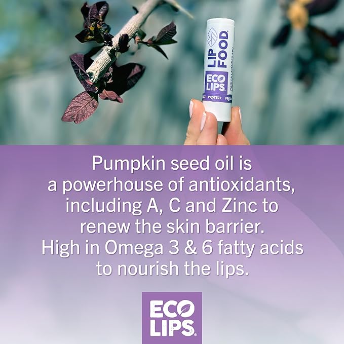 Eco Lips Lip Food - Nutrient Dense & Organic Lip Balm (Protect)