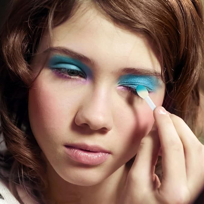 Expressions 10 Color Eyeshadow Palette & Blush Makeup Novelty Beauty Set, Fold Out Compact with Mirror, Washable, Non-Toxic,Galaxy Love Glisten & Glitter Makeup Palette