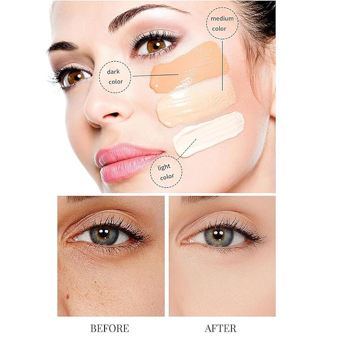 Flawless Matte Liquid Foundation Makeup, Vegan & Cruelty-Free, Liquid Oil-Free Foundation Face Makeup for Combination & Oily Skin, Longwear Medium-Full Coverage (01, 30ml)