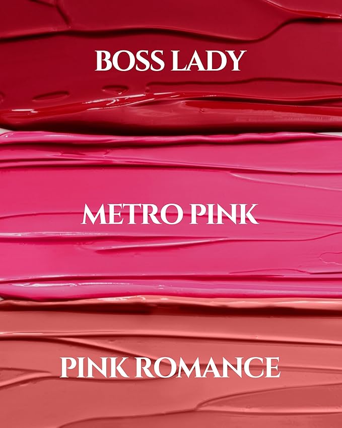 HEVVYMAKEUP Ultra Stay-On Lip Coloring Tint - Vibrant Matte Finish Lip Tint - Long Lasting Airy Weightless Lips with Perfect Fixing - Korean Lip Makeup, Metro Pink, 0.11oz.