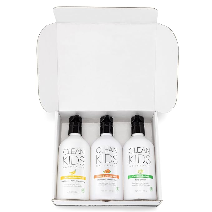 Clean Kids Naturally Bath Sets (Shampoo, Conditioner, & Hand Soap)