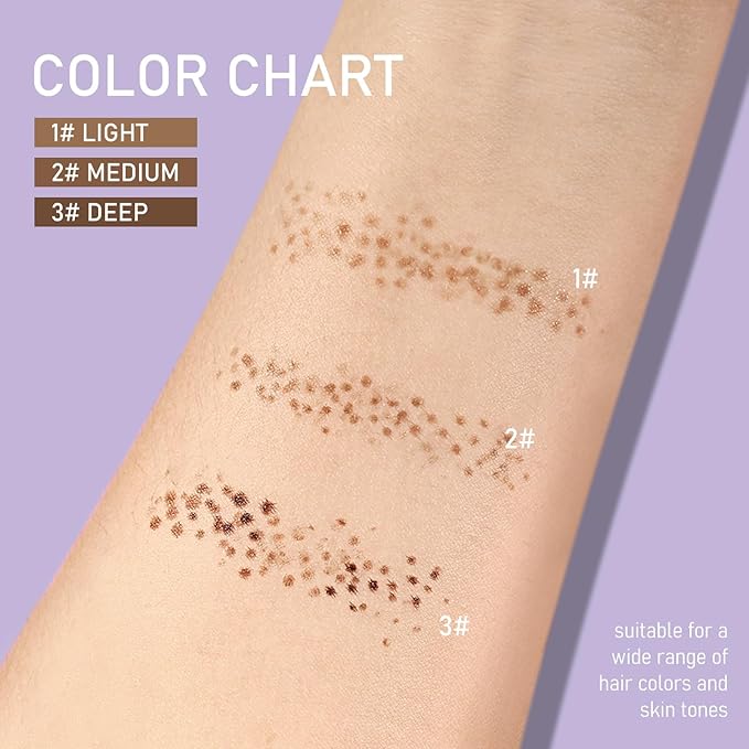 Freckles Stamp Pen, Resistant Faux Liquid Freckle Makeup, Waterproof Sweatproof Quick Dry Long Lasting, Natural Lifelike Sunkissed Matte Finish Fake Freckle Pen-LIGHT