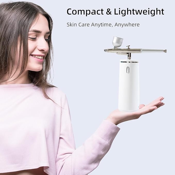 Facial Mist Spray Machine – 0.3mm Oxygen Micro Mist for Toner & Serum Infusion | High-Pressure Hydration & Skin Cooling Steamer for Home & Salon Use – Koli Z2