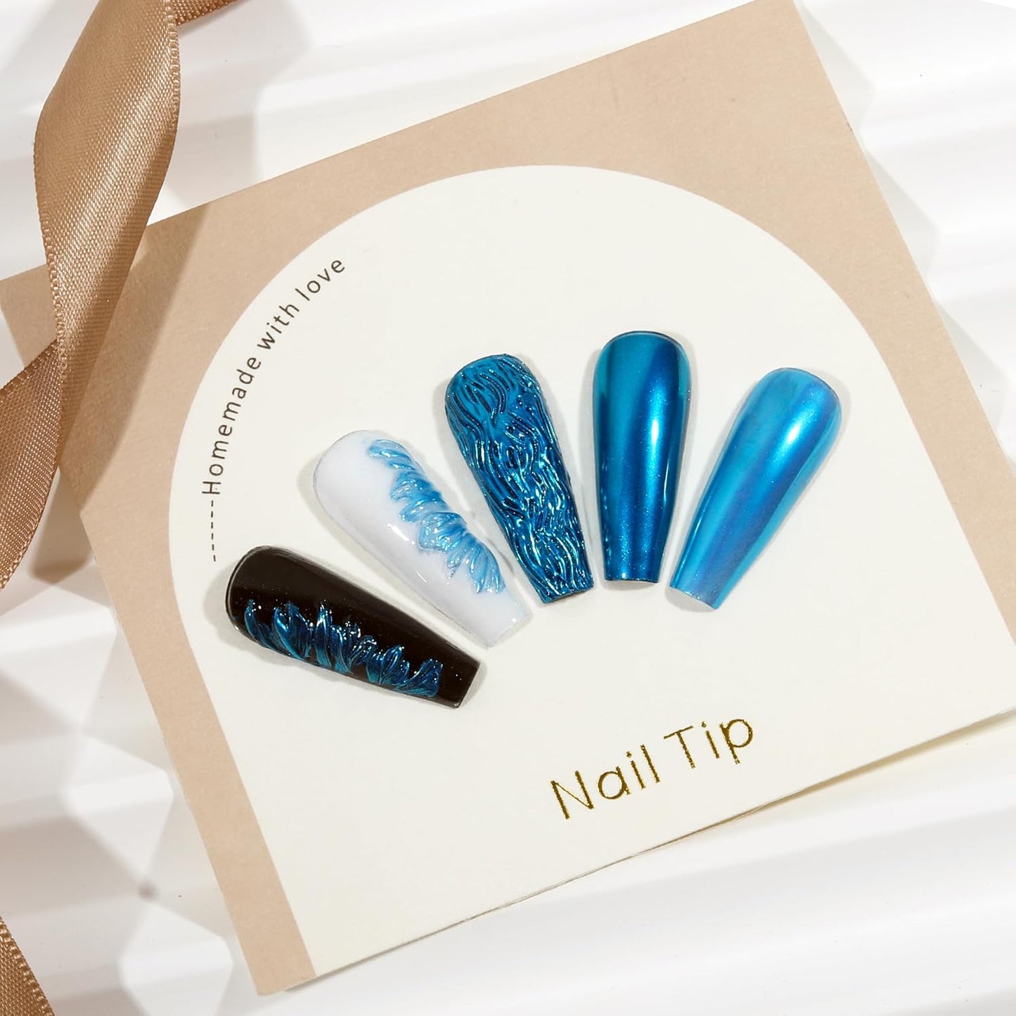 Artdone Chrome Nail Powder, Azure Iridescent Aurora Powder Metallic Mirror Effect Pigment Pearlescent Mermaid Pigment Pearl Glitter Dust Kit, Nail Art Decoration, Resin Craft