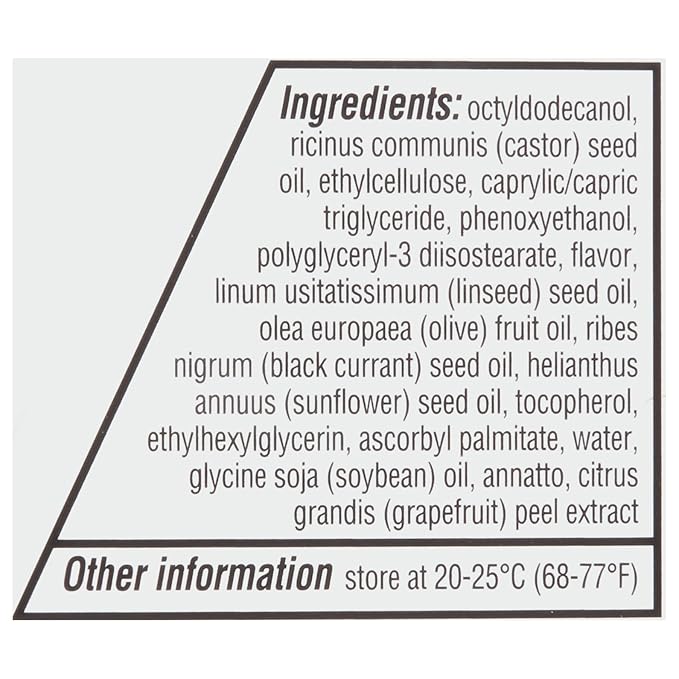 Chapstick Total Hydration VitaminEnriched Lip Oil Lip Care Oz, Non-Tinted, Peach Tea, 0.23 Ounce