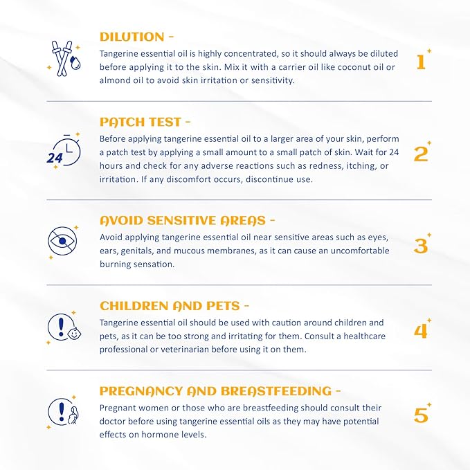 HIQILI 100ML Tangerine Essential Oil, Skin Care, Hair Care, Air Purification, Can be Added to Body Lotion, Shampoos, Diffusers Use - 3.38 Fl Oz