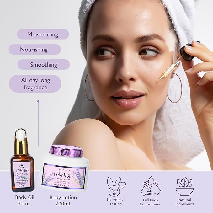 Bath and Body Gift For Women and Men - Lavender Home Spa Gift Set,Mug,Shower Gel,Bubble Bath,Lotion,Bath Bombs,Eye Mask,Manucure Set, Bath Belt, Body Oil,Bath Soak,Lip Balm,Soy Candle For Daily Use