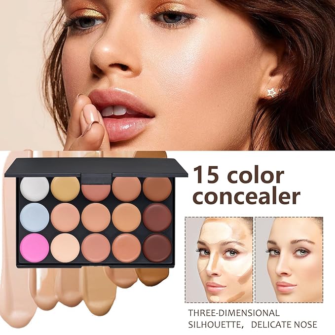 30 Pieces Makeup Kit for Women Full Kit, TooAemiS Professional Makeup Kit for Teens or Adult, All in One Makeup Sets Include Eyeshadow Palette Lipstick Concealer Foundation Mascara Loose Powder Etc
