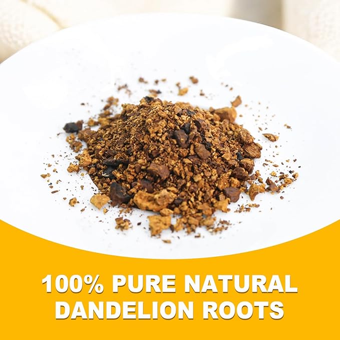 TEARELAE - Dandelion Root Tea - 2.5g x 120 Count - Premium Roasted Dandelion Tea Bags with Pleasant Nutty Aroma - Caffeine Free - Support Healthy Digestion