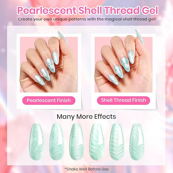 Beetles Gel Nail Polish Set - 28 Pcs Pastel Pink Yellow Green Blue Glitter Macaron Color Gel Polish Set Fluttered Eden Soak Off Nail Polish UV LED Nails Art Halloween Gifts for Women Girl
