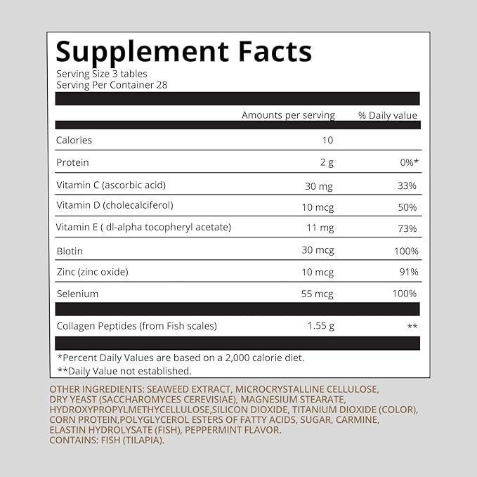 Derma Collagen-Luxury pack (84 tablets * 4 units) -Skin Care with Biotin Vitamin C D E, Collagen peptides and Zinc Selenium for Reduce Wrinkles, Tighten Skin, Boost Hair Skin Nails Joints