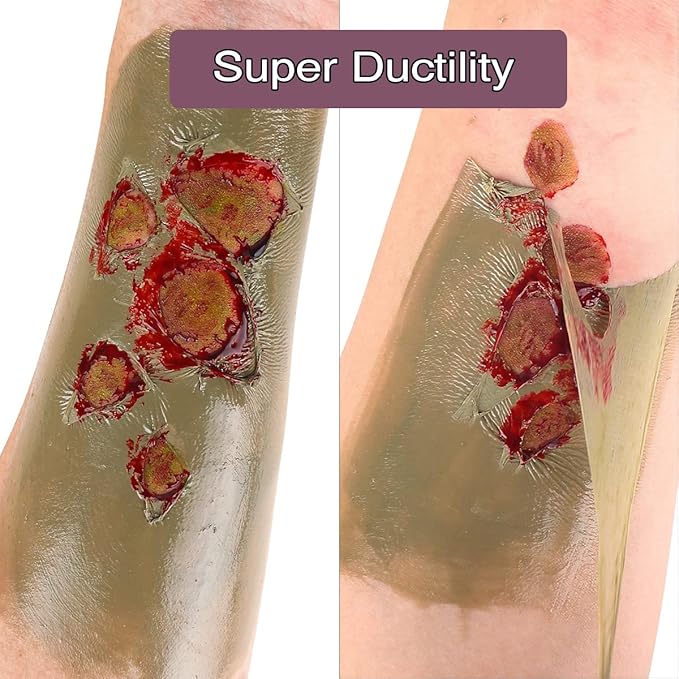 Depvision Liquid Latex 3 Colors Set White Fresh Clear Color For Special Effects Wound Waterproof Professional Makeup Artist Skin Illustrator SFX Monster Zombie (60ml*3 Color) (30ml * 3 Special color)