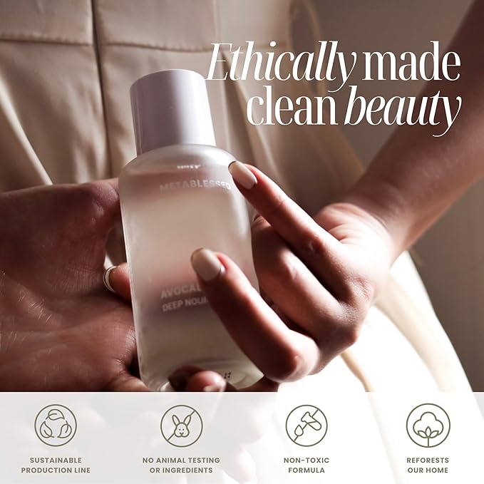 Avocado Dry Body Oil - Deep Nourishing Glow, Fast Absorbing & Non-Greasy Body Moisturizer. Luxurious Soothing Aromatherapy. Sensitive Skin Safe, Clean Beauty 3.38 fl. oz