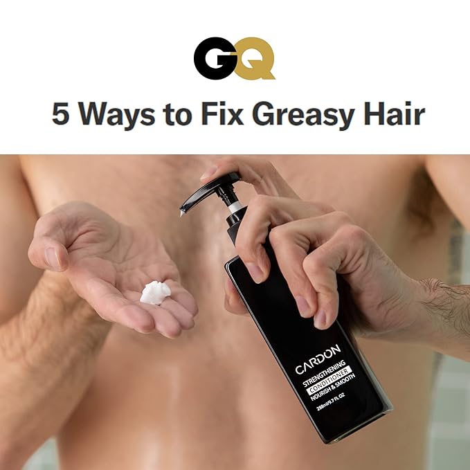 Hair Growth Conditioner for Men by CARDON, Prevent Thinning Hair and Hair Loss with Niacinamide & Vitamin B5 for healthy scalp, Korean Skin care, Deep Conditioner for dry damaged hair, (1 Bottle)