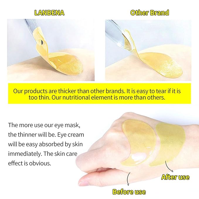 30 Pairs Hyaluronic Acid Collagen Eye Mask,Moisturizing Brightening Eye Mask, Eyes Treatment for Reducing Dark Circles, Lighten Wrinkles Anti-Aging, Fine Lines Eye Bags Puffiness for Women Men