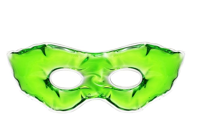 Gel Eye Mask for Puffiness and Dark Circles - Cooling Eye Masks for After Surgery and Headache/Stress Relief - Multiple Colors Available - Green
