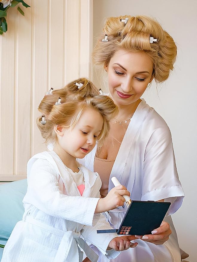 8Pcs No Bend No Crease Hair Clips - Styling Duck Bill Clips Alligator Hair Barrettes for Styling Sectioning, Small Gifts for Women Girl Salon Hairstyle Hairdressing Bangs Waves Makeup, White