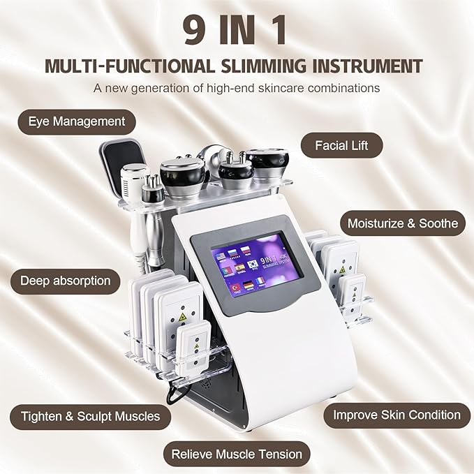 9-in-1 Multifunction Handle Beauty Home Facial & Body Care Device