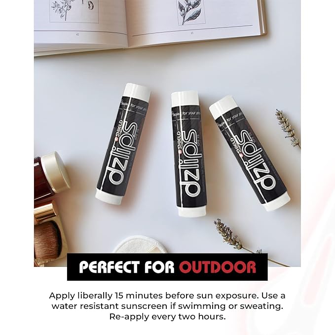 DZ Lips Care - Lip Repair, Protectant, Moisturizing Balm (Pack of 3)