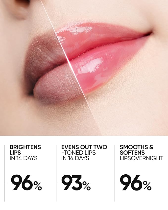 Hydrating Brightening Lip Serum, Nourishing Hydration Tinted Lip Stain, Plumping Lip Gloss with Polypeptide Squalane (03 Cherry Red)