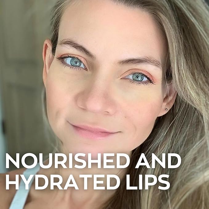 Hanalei Lip Treatment for Dry, Chapped Lips – Intensive Overnight Moisturizer with Kukui Oil, Shea Butter & Grapeseed Oil – Hydrating Balm for Healing Cracks – Peach Pink Tint, 15g – Cruelty-Free