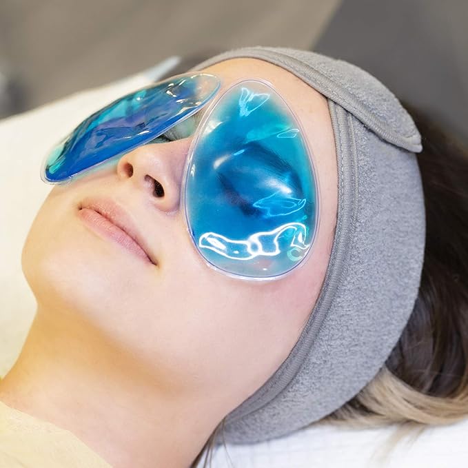 Eye Gel Ice Pack for Cooling or Warming Eyes and Face