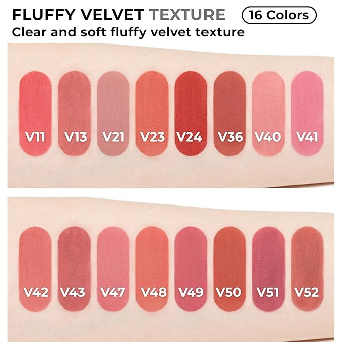 BBIA Last Velvet Tint NEW - Soft Creamy Matte Finish Lip Stain, Blur Effect & Velvety Texture, Long-Lasting, High Pigment, Non-Drying, Vegan, Korean Lip Makeup (V18 MORE CHEERFUL, Pack of 1)