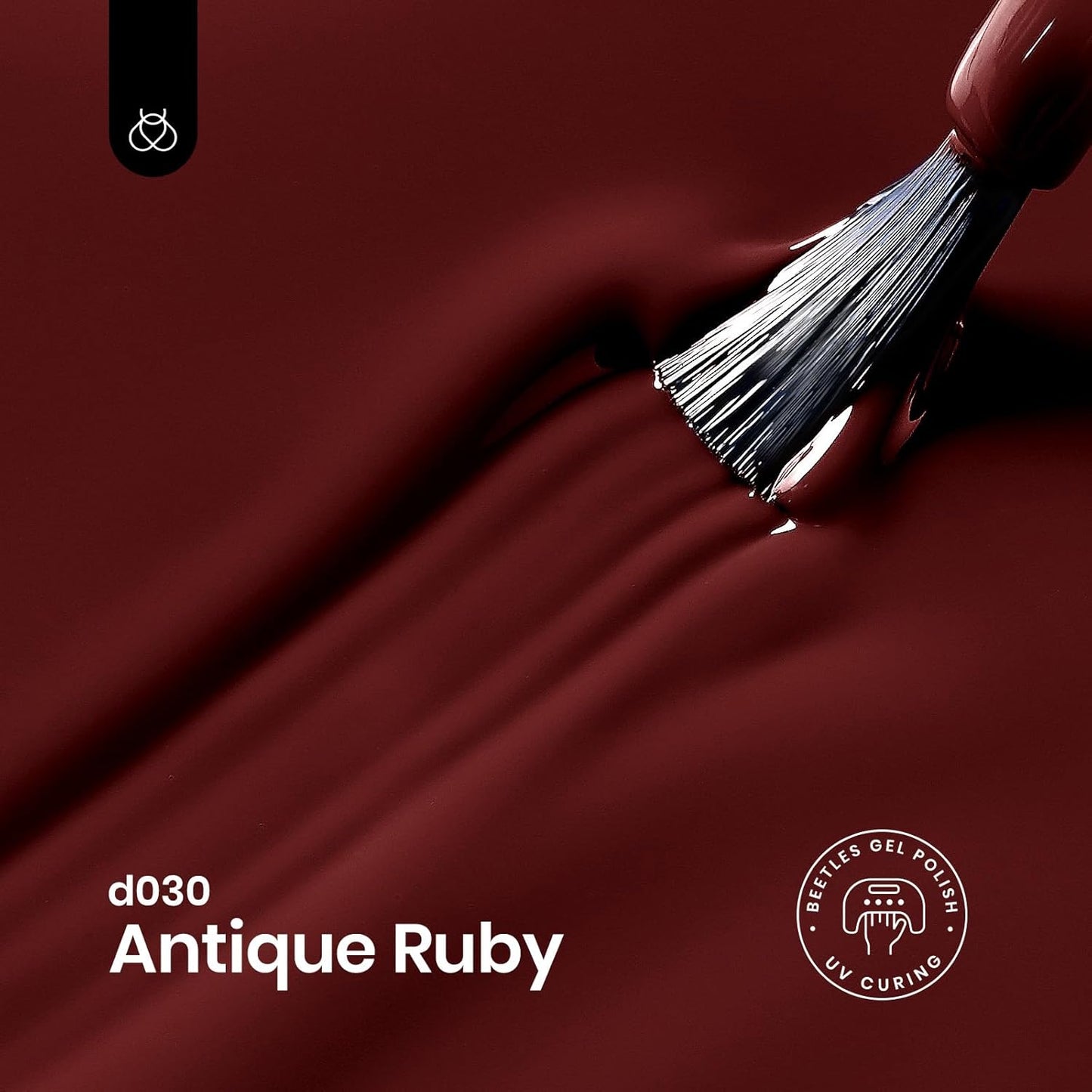 Beetles Red Gel Polish, Burgundy Red Fall Color Gel Nail Polish Soak Off UV Lamp Wine Red Nail Polish, Home Salon DIY Design Art Manicure Gift for Women, 1Pcs 15ml