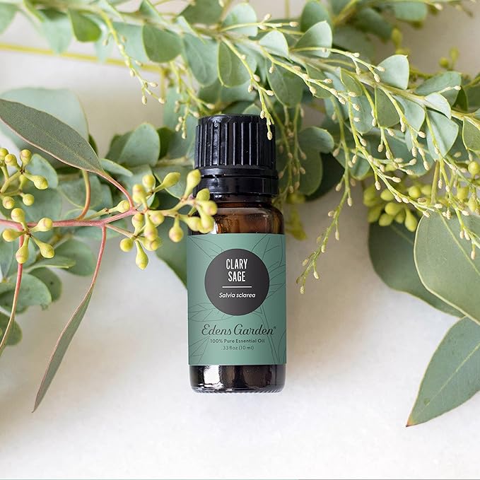 Edens Garden Clary Sage Essential Oil- 100% Pure Premium Grade, Undiluted, Natural, Therapeutic, Aromatherapy, The Best for Diffuser, Skin, Humidifiers, Kid Safe 30 ml (1 fl oz)
