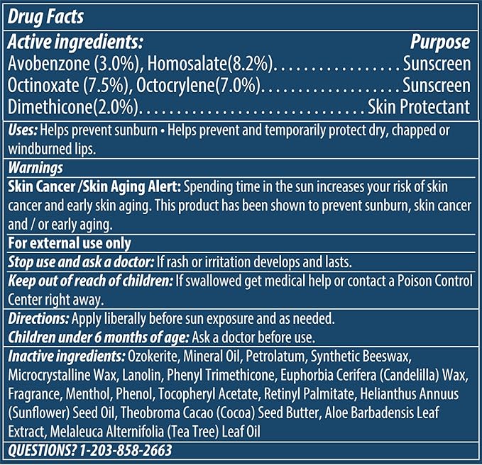 Dermatone Coconut Lip Balm SPF 30 | Lip Balm with Sunscreen | Moisturizing with Aloe and Vitamin E | Medicated to Soothe & Replenish Chapped and Cracked Lips (Coconut Lip Balm, 0.15oz Pack of 2)