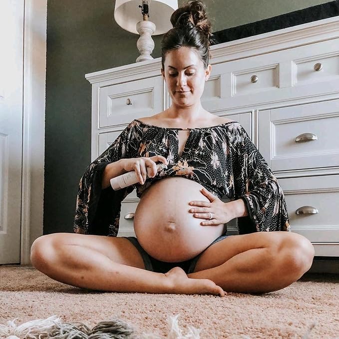 Belli Pregnancy Stretch Mark Belly Oil: 3.8 Ounces of Essential Maternity Skin Care with Vitamin E for Healthy Skin, Scar Protection, and OB-GYN, Dermatologist Recommended