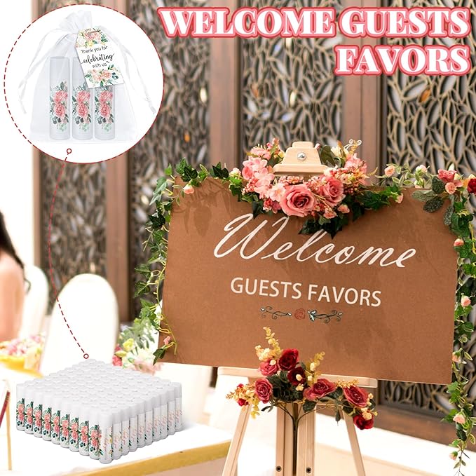 100 Pack Thank You Gifts Lip Balm Bulk Party Supplies Employee Appreciation Gifts for Guests Wedding Bridal Shower Bachelorette Gifts Baby Shower Favors for Coworkers Women Homeless Nurse