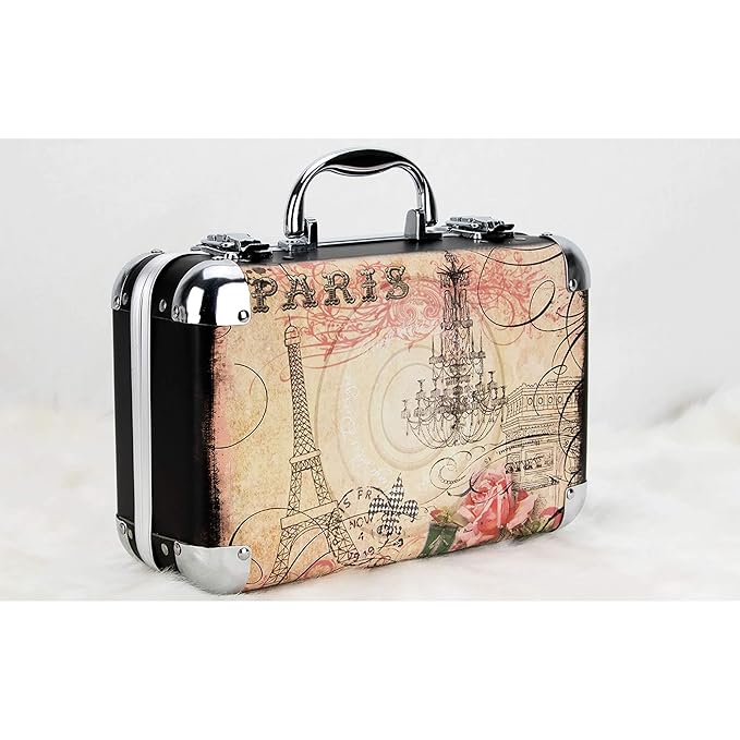 61pcs Makeup Gift Set With Extendable Trays and Mirror - Vmk1506, Paris Theme, 1 count