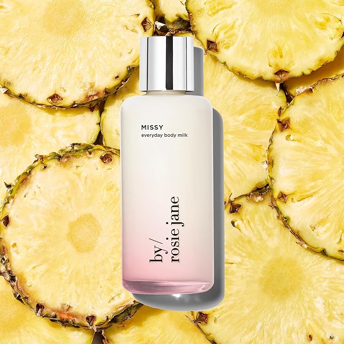 By Rosie Jane Everyday Body Milk (Missy) - Hydrating Toner & Body Moisturizer to Help Even Skin Tone - Infused with Soothing Aloe Vera and Turmeric Root to Promote Anti-Aging (5 Ounce)