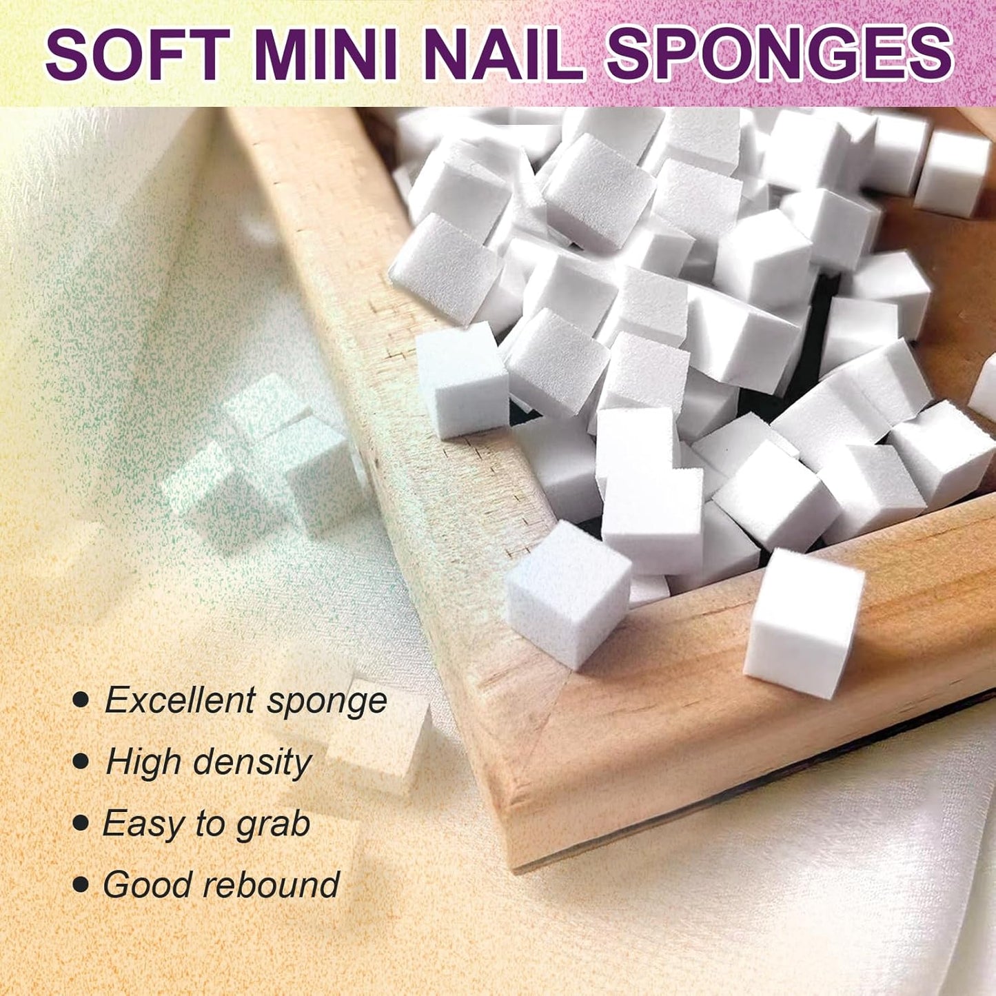 Gradient Painting Gel, 12 Ombre Gel Nail Polish with 100Pcs Nail Sponges &Tweezers for Pigment Pat Nails Aura Nails French Manicure Soak Off UV Long-lasting Set Palette Chiffon Hues