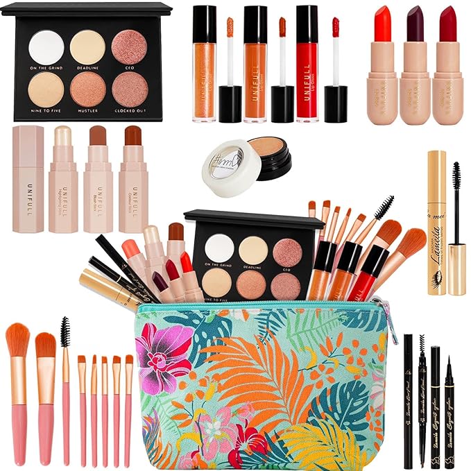 All In One Makeup Kit, Makeup Kit for Women Full Kit,Multipurpose Women's Makeup Sets,Beginners and Professionals Alike,Easy to Carry