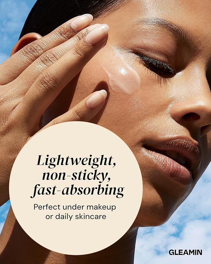 Gleamin Superactive Vitamin C Serum for Face with 15% Vitamin C, Niacinamide, Bakuchiol & Hyaluronic Acid – Skin Brightening Facial Serum for Women & Men – Dark Spot Remover & Radiant Glow – 1 fl oz