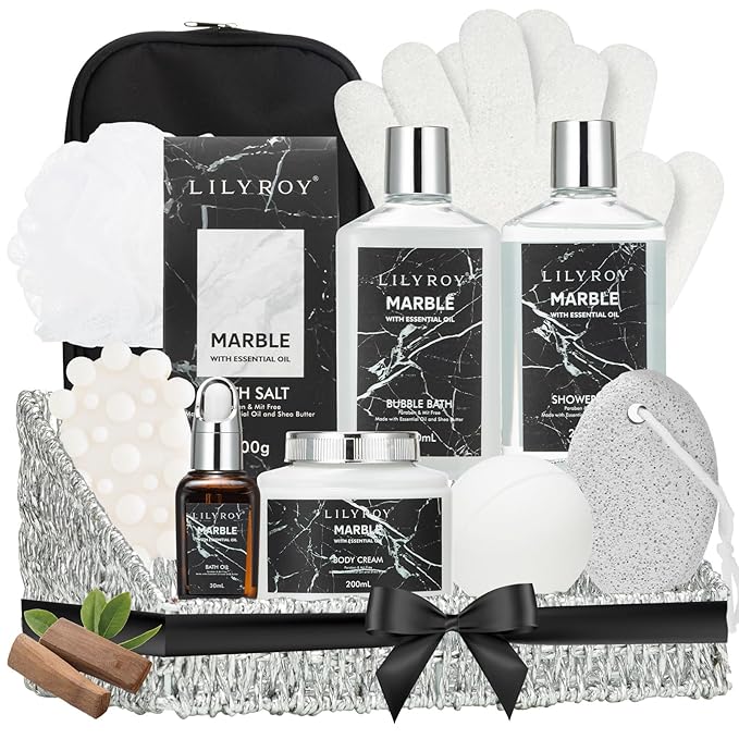 Fathers Day Gifts for Men Dad - 12-Piece Ultimate Bath & Body Gift Set for Women, Spa Gift Basket, Spa Collection with Bath Bomb | Mother's Day, Christmas, Birthday Gifts, All Occasion Holiday Present