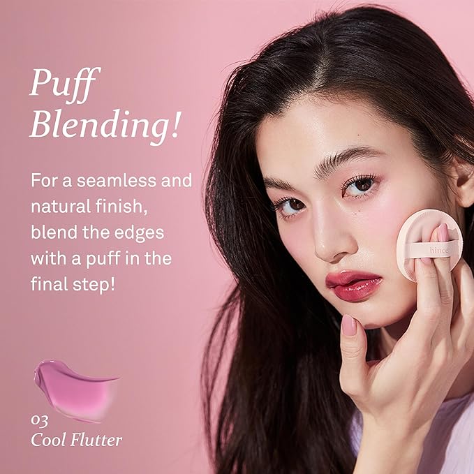 hince Dewy Liquid Cheek 6g Raw Glow Liquid Blush for Cheeks Vegan Dewy Cheek Tint Glass Skin Lightweight Liquid Blush Weightless Watercolor (STRUT RED, LC005)